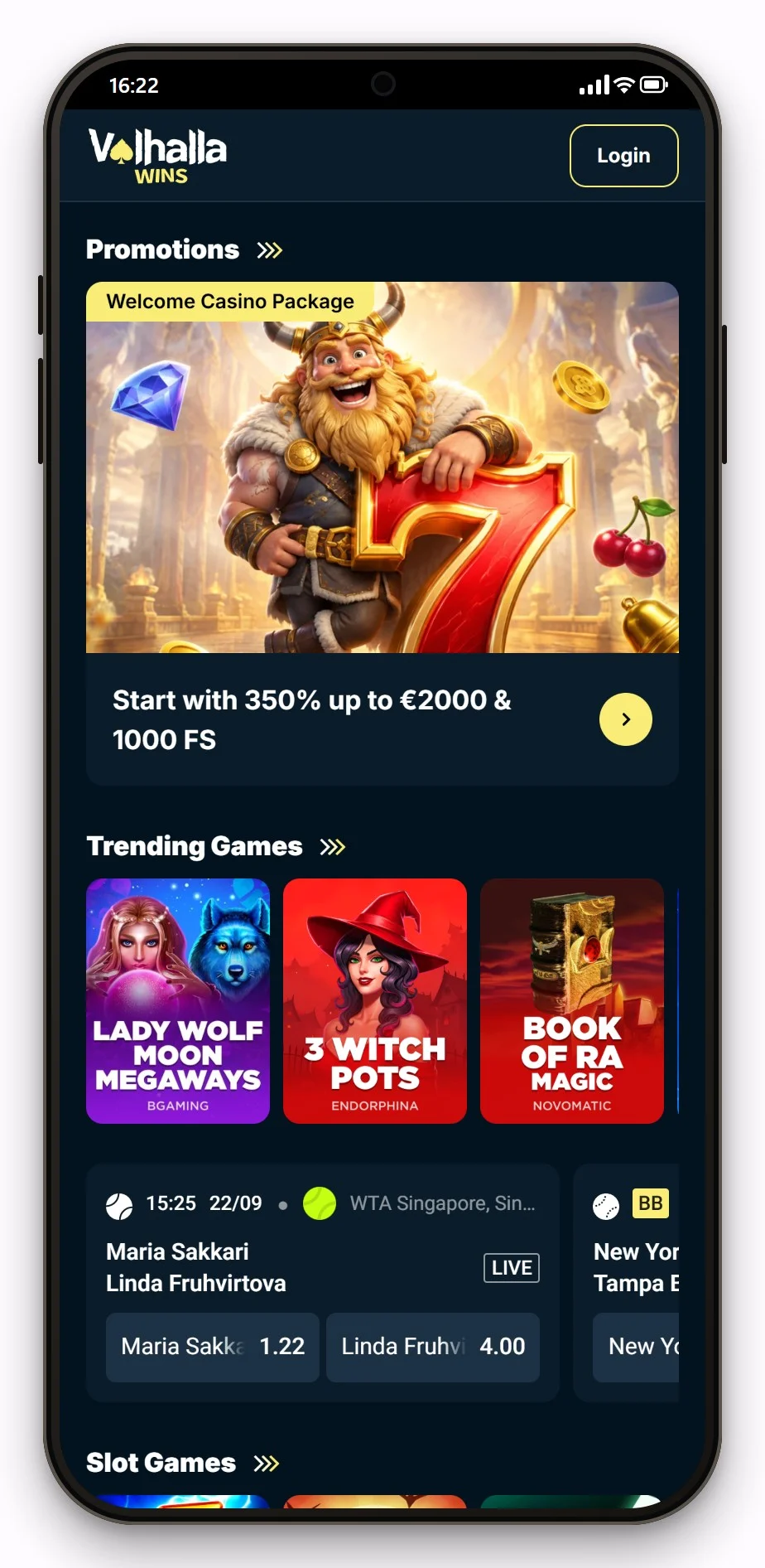 beste cashlib casino: Valhallawins mobiel, lobby